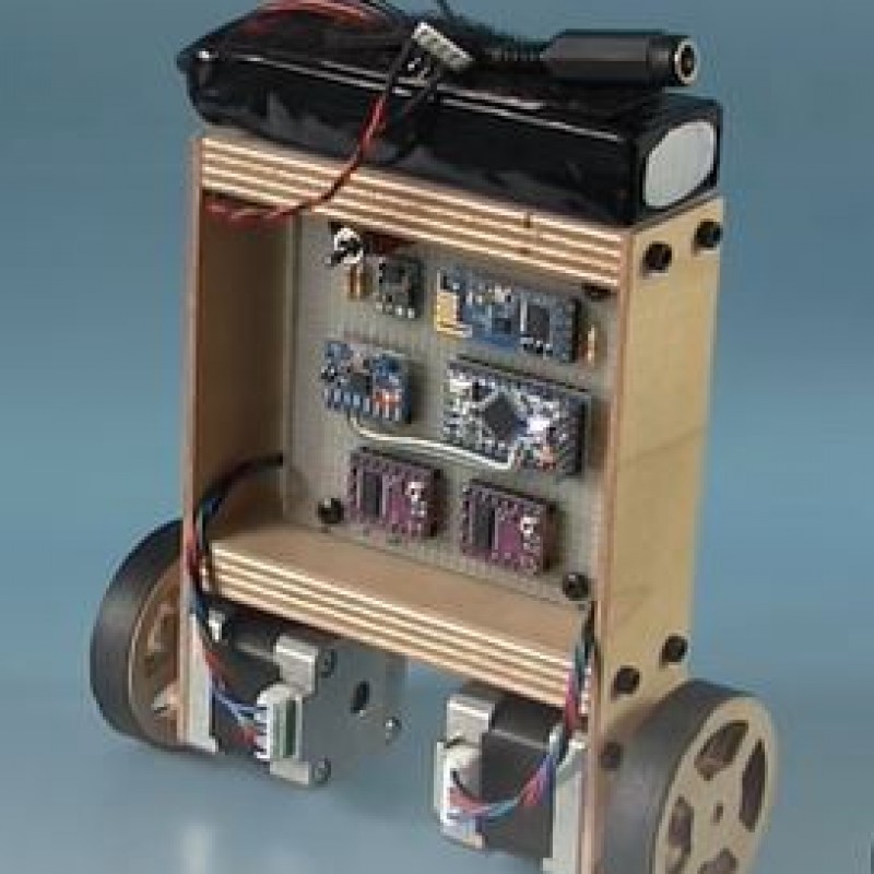 Hướng dẫn làm xe robot tự cân bằng dùng động cơ bước