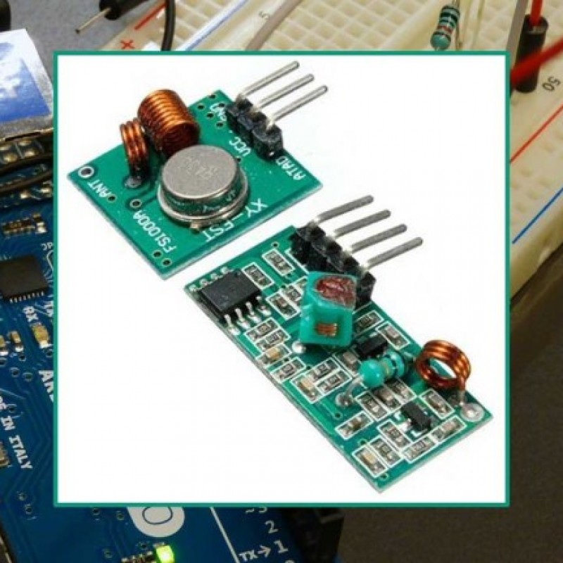 Hướng dẫn sử dụng Module phát / thu RF 433 MHz với Arduino